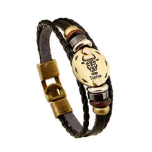 SOHOT New Fashion 12 Constellation Jewelry Capricorn Aquarius Pisces Aries Taurus Gemini Cancer Leo Virgo Libra Scorpio Bracelet