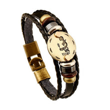 SOHOT New Fashion 12 Constellation Jewelry Capricorn Aquarius Pisces Aries Taurus Gemini Cancer Leo Virgo Libra Scorpio Bracelet