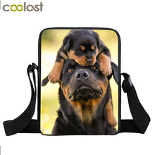 Brand Dog Labrador Rottweiler Border Collies Bag Women Mini Messenger Bags Kids School Bags Girls Bookbag Travel Bag Best Gift