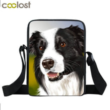Brand Dog Labrador Rottweiler Border Collies Bag Women Mini Messenger Bags Kids School Bags Girls Bookbag Travel Bag Best Gift