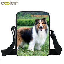 Brand Dog Labrador Rottweiler Border Collies Bag Women Mini Messenger Bags Kids School Bags Girls Bookbag Travel Bag Best Gift
