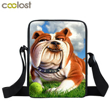 Brand Dog Labrador Rottweiler Border Collies Bag Women Mini Messenger Bags Kids School Bags Girls Bookbag Travel Bag Best Gift