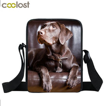 Brand Dog Labrador Rottweiler Border Collies Bag Women Mini Messenger Bags Kids School Bags Girls Bookbag Travel Bag Best Gift