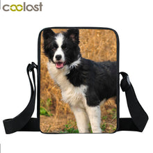 Brand Dog Labrador Rottweiler Border Collies Bag Women Mini Messenger Bags Kids School Bags Girls Bookbag Travel Bag Best Gift