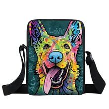 Brand Dog Labrador Rottweiler Border Collies Bag Women Mini Messenger Bags Kids School Bags Girls Bookbag Travel Bag Best Gift