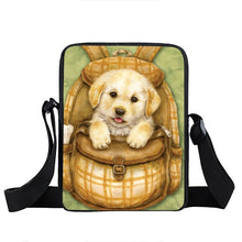 Brand Dog Labrador Rottweiler Border Collies Bag Women Mini Messenger Bags Kids School Bags Girls Bookbag Travel Bag Best Gift