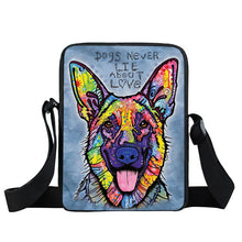 Brand Dog Labrador Rottweiler Border Collies Bag Women Mini Messenger Bags Kids School Bags Girls Bookbag Travel Bag Best Gift