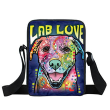 Brand Dog Labrador Rottweiler Border Collies Bag Women Mini Messenger Bags Kids School Bags Girls Bookbag Travel Bag Best Gift