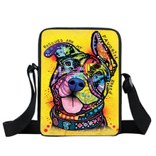 Brand Dog Labrador Rottweiler Border Collies Bag Women Mini Messenger Bags Kids School Bags Girls Bookbag Travel Bag Best Gift