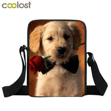 Brand Dog Labrador Rottweiler Border Collies Bag Women Mini Messenger Bags Kids School Bags Girls Bookbag Travel Bag Best Gift