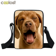 Brand Dog Labrador Rottweiler Border Collies Bag Women Mini Messenger Bags Kids School Bags Girls Bookbag Travel Bag Best Gift