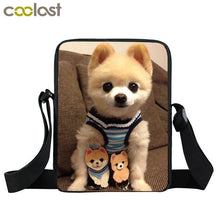 Brand Dog Labrador Rottweiler Border Collies Bag Women Mini Messenger Bags Kids School Bags Girls Bookbag Travel Bag Best Gift