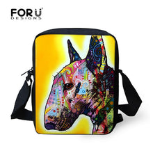 FORUDESIGNS Handle Painting Women Messenger Bags Cute Border Collie Dog Woman Shoulder Cross-body Bag Travel Tote Bolsa Feminina