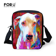 FORUDESIGNS Handle Painting Women Messenger Bags Cute Border Collie Dog Woman Shoulder Cross-body Bag Travel Tote Bolsa Feminina