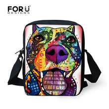 FORUDESIGNS Handle Painting Women Messenger Bags Cute Border Collie Dog Woman Shoulder Cross-body Bag Travel Tote Bolsa Feminina