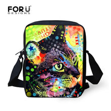 FORUDESIGNS Handle Painting Women Messenger Bags Cute Border Collie Dog Woman Shoulder Cross-body Bag Travel Tote Bolsa Feminina